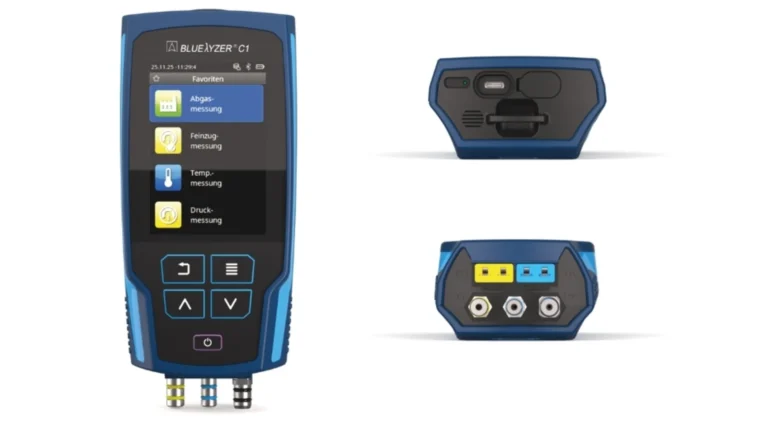 BLUELYZER C1: nuo degimo produktų analizės iki matavimo protokolo