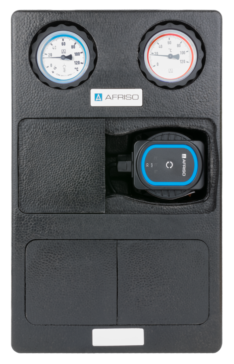 PrimoTherm K 180-1 DN25 modifikacija 7781820 su AFRISO APH 361 25-7/180, 230 V AC, 45 W. Komplektacija parodyta pagal šį užsakymo kodą.