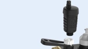 Automatinio nuorintuvo, pasirenkamo ProCalida MC 1 priedo, prijungimo iliustracija.